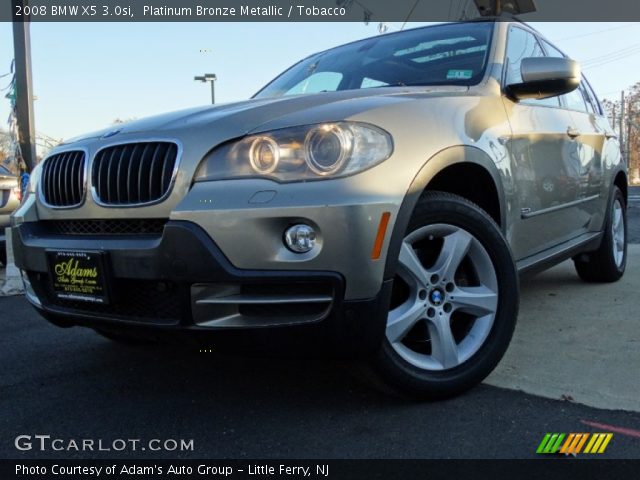 2008 BMW X5 3.0si in Platinum Bronze Metallic