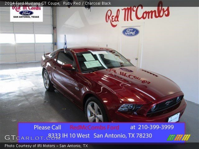 2014 Ford Mustang GT Coupe in Ruby Red