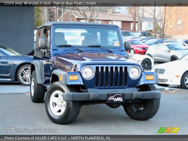 2004 Jeep Wrangler X 4x4 in Patriot Blue Pearl