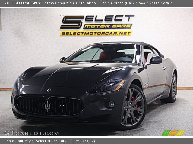 2011 Maserati GranTurismo Convertible GranCabrio in Grigio Granito (Dark Grey)