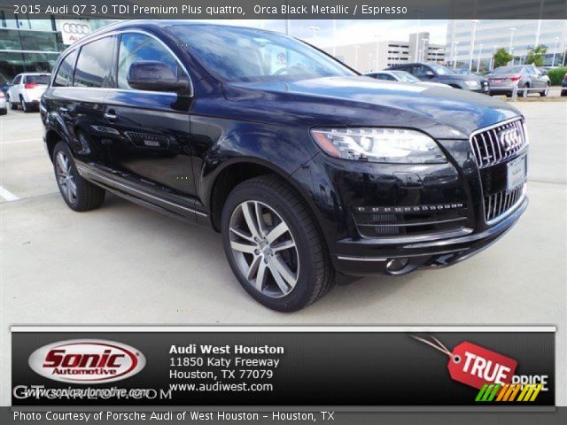 2015 Audi Q7 3.0 TDI Premium Plus quattro in Orca Black Metallic