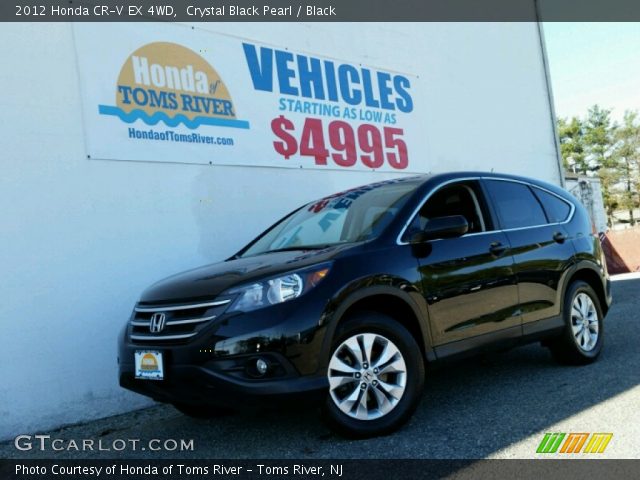 2012 Honda CR-V EX 4WD in Crystal Black Pearl