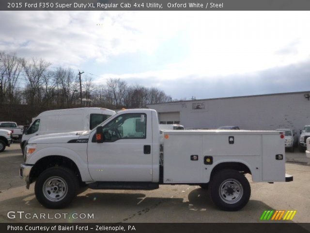 2015 Ford F350 Super Duty XL Regular Cab 4x4 Utility in Oxford White
