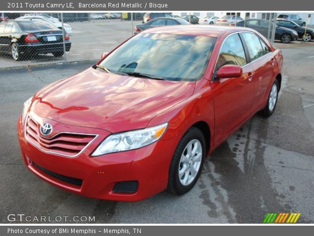 2011 Toyota Camry LE in Barcelona Red Metallic