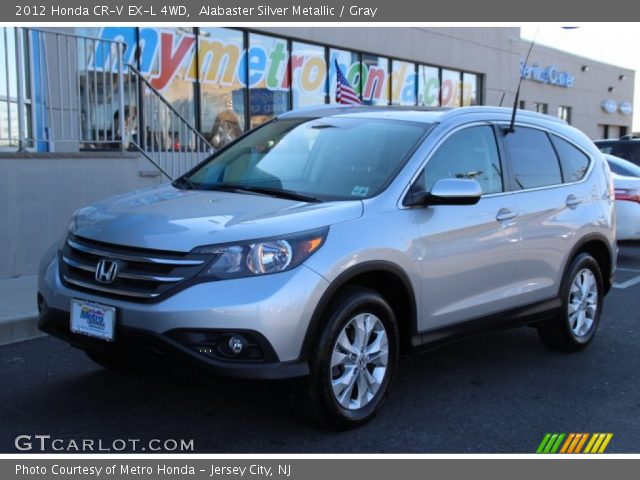 2012 Honda CR-V EX-L 4WD in Alabaster Silver Metallic