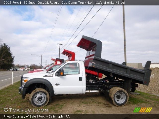2015 Ford F450 Super Duty XL Regular Cab Dump Truck 4x4 in Oxford White