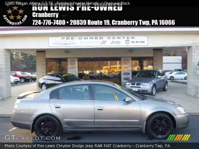 2002 Nissan Altima 3.5 SE in Polished Pewter Metallic