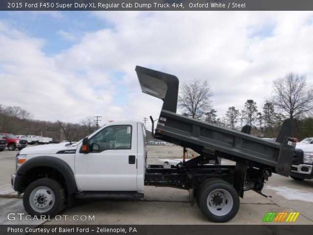 2015 Ford F450 Super Duty XL Regular Cab Dump Truck 4x4 in Oxford White