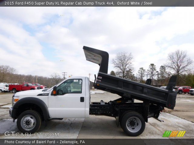 2015 Ford F450 Super Duty XL Regular Cab Dump Truck 4x4 in Oxford White