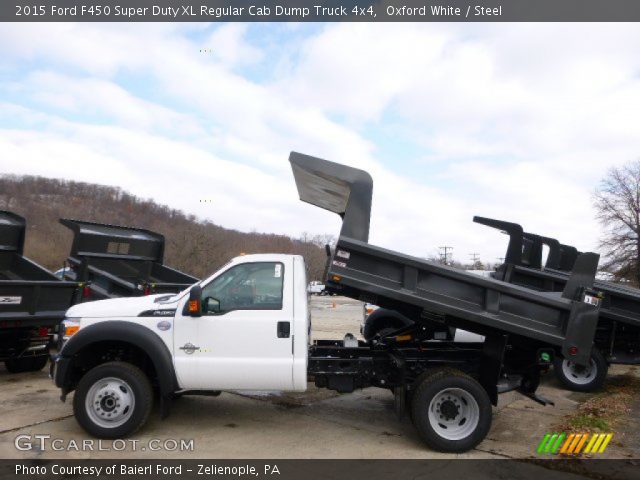 2015 Ford F450 Super Duty XL Regular Cab Dump Truck 4x4 in Oxford White