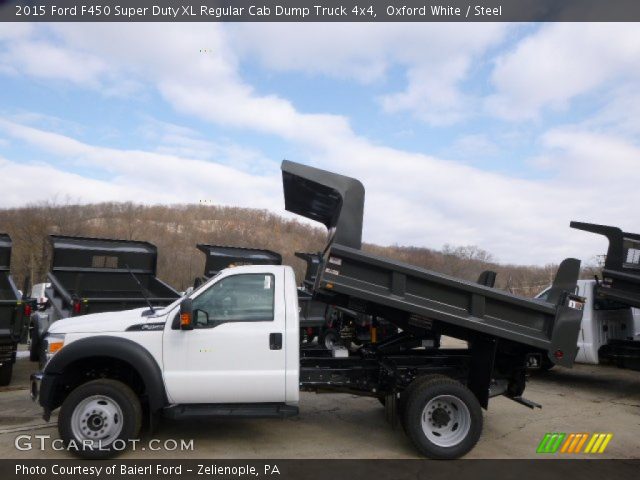 2015 Ford F450 Super Duty XL Regular Cab Dump Truck 4x4 in Oxford White