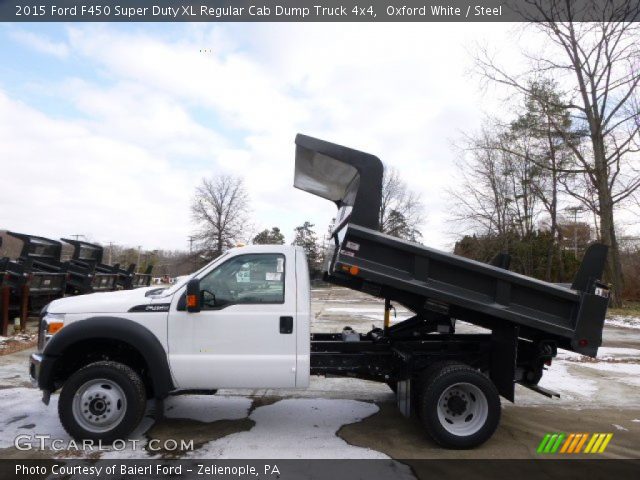 2015 Ford F450 Super Duty XL Regular Cab Dump Truck 4x4 in Oxford White