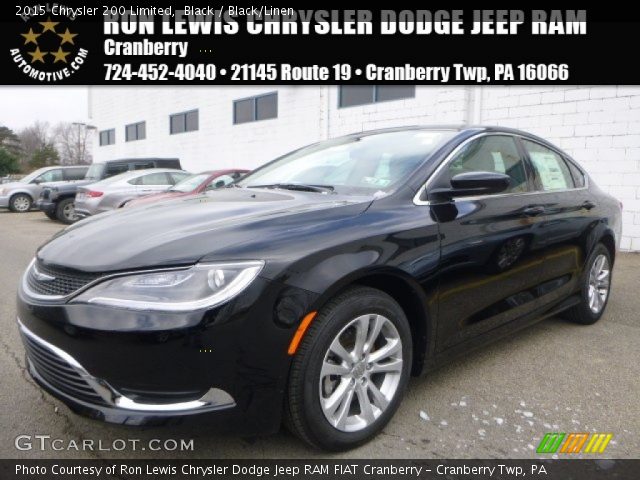 2015 Chrysler 200 Limited in Black