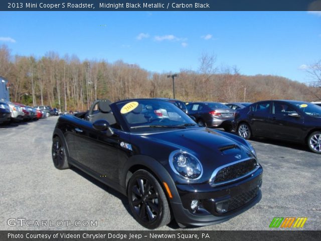 2013 Mini Cooper S Roadster in Midnight Black Metallic