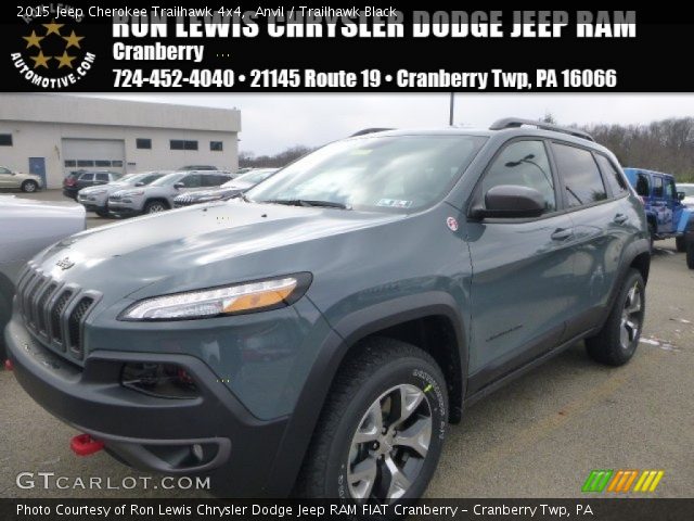 2015 Jeep Cherokee Trailhawk 4x4 in Anvil