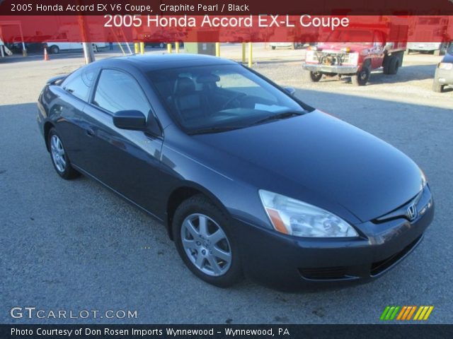2005 Honda Accord EX V6 Coupe in Graphite Pearl