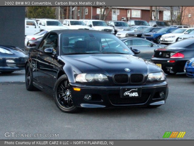 2002 BMW M3 Convertible in Carbon Black Metallic