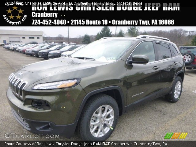2015 Jeep Cherokee Latitude 4x4 in ECO Green Pearl