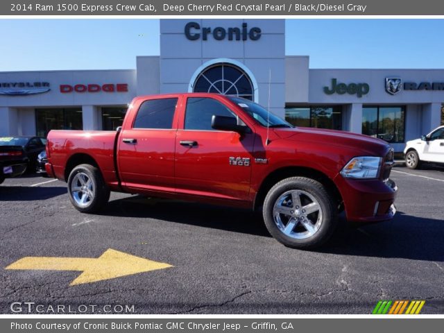 2014 Ram 1500 Express Crew Cab in Deep Cherry Red Crystal Pearl