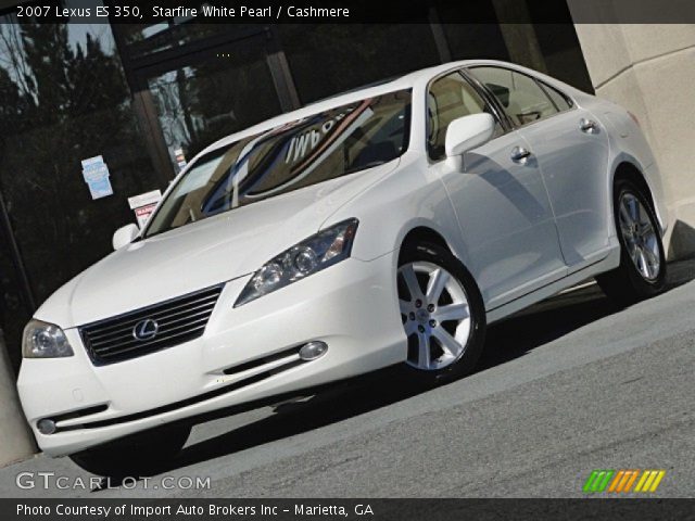 2007 Lexus ES 350 in Starfire White Pearl