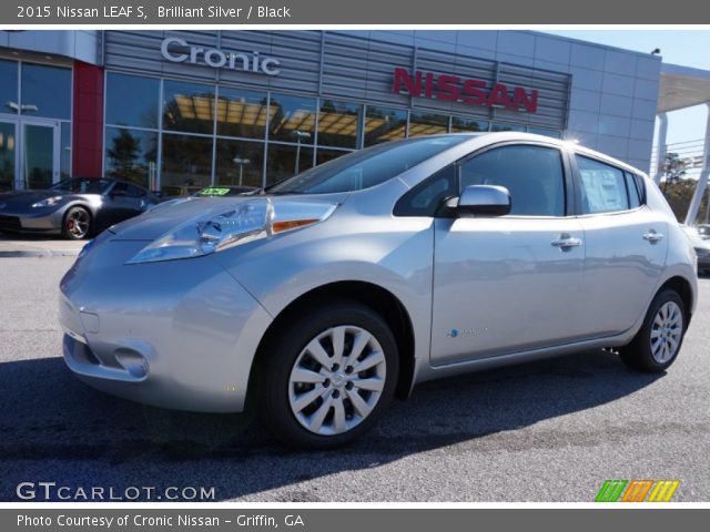 2015 Nissan LEAF S in Brilliant Silver