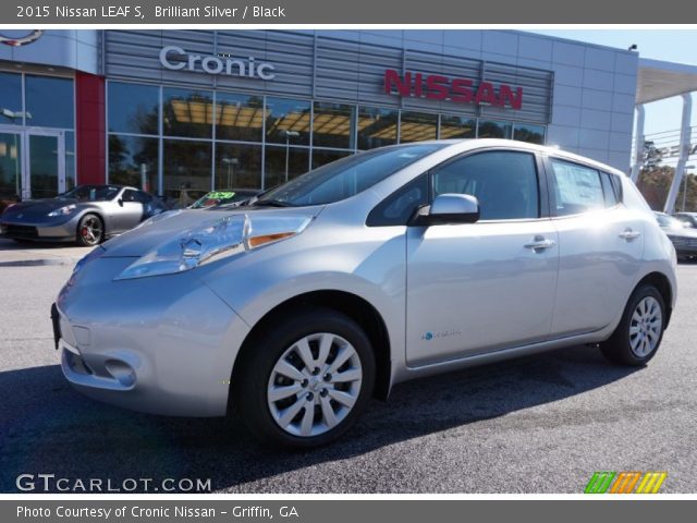 2015 Nissan LEAF S in Brilliant Silver