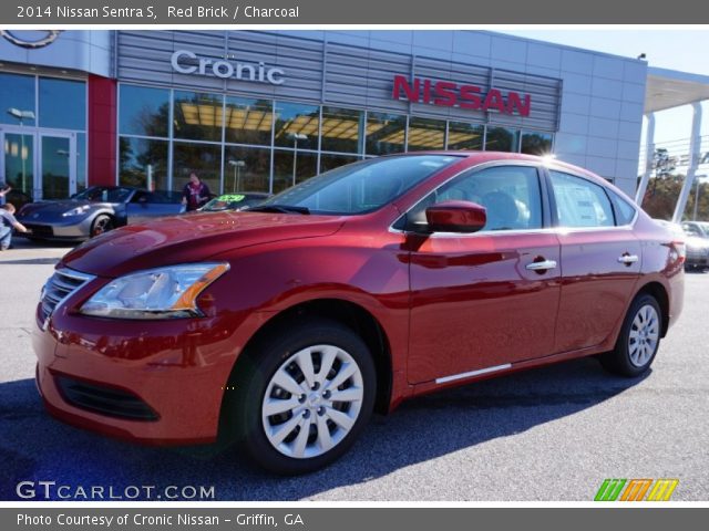 2014 Nissan Sentra S in Red Brick