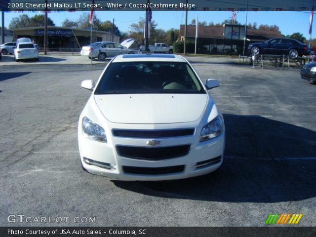 2008 Chevrolet Malibu LT Sedan in White