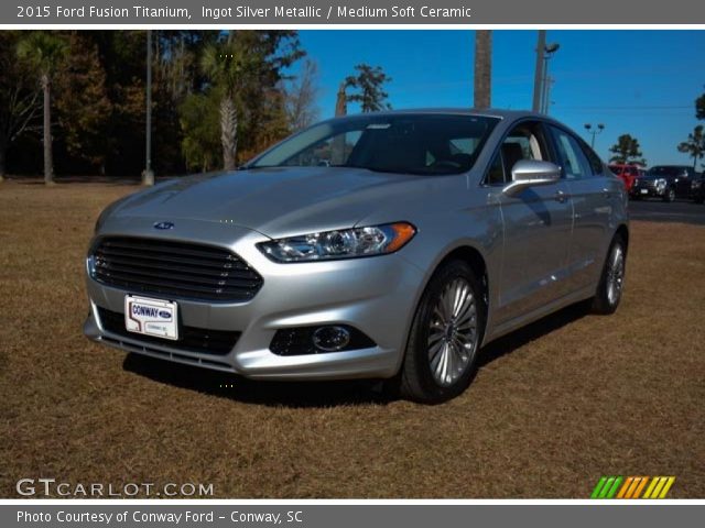 2015 Ford Fusion Titanium in Ingot Silver Metallic