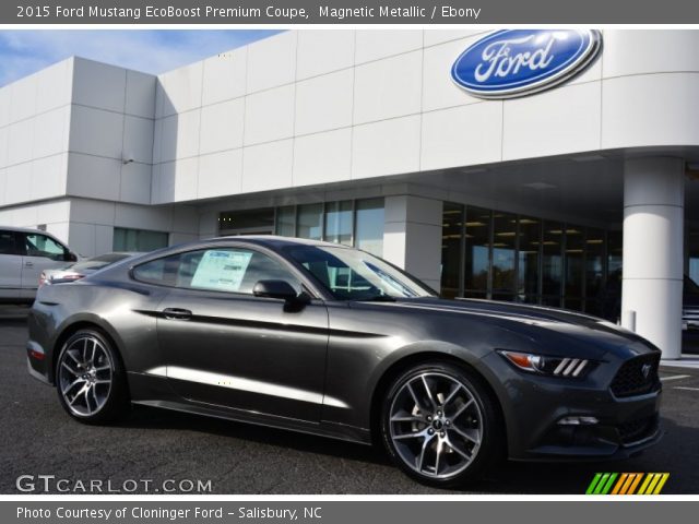 2015 Ford Mustang EcoBoost Premium Coupe in Magnetic Metallic