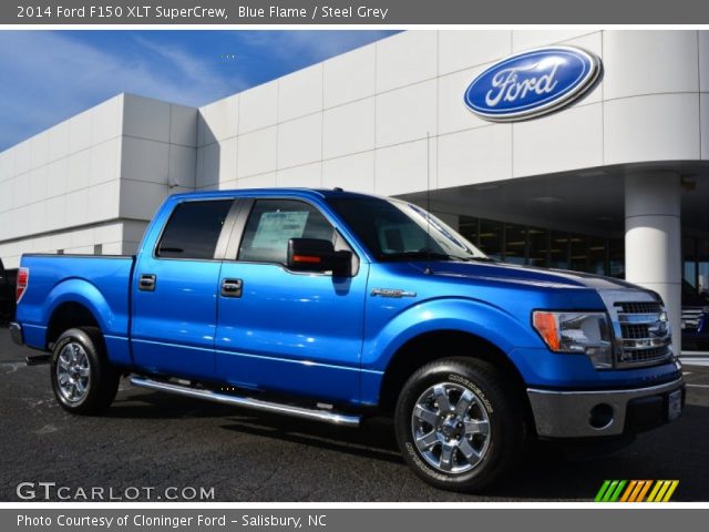 2014 Ford F150 XLT SuperCrew in Blue Flame