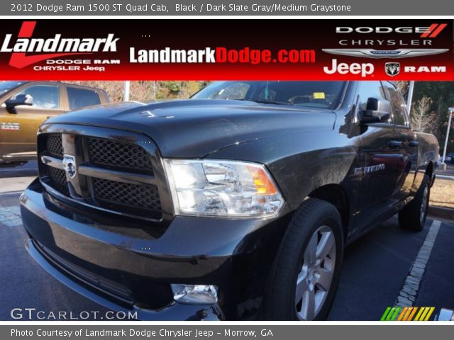2012 Dodge Ram 1500 ST Quad Cab in Black