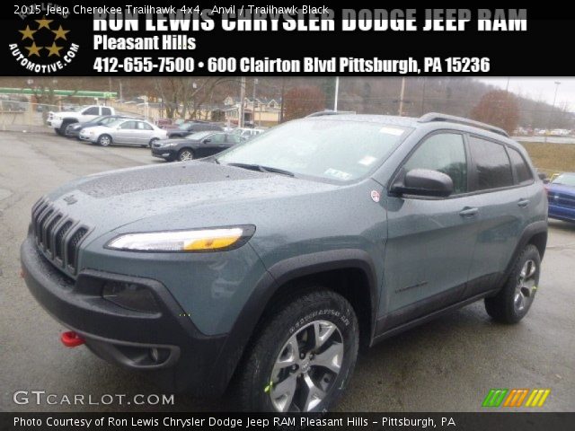 2015 Jeep Cherokee Trailhawk 4x4 in Anvil