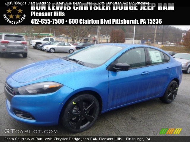 2015 Dodge Dart Blacktop in Laser Blue Pearl