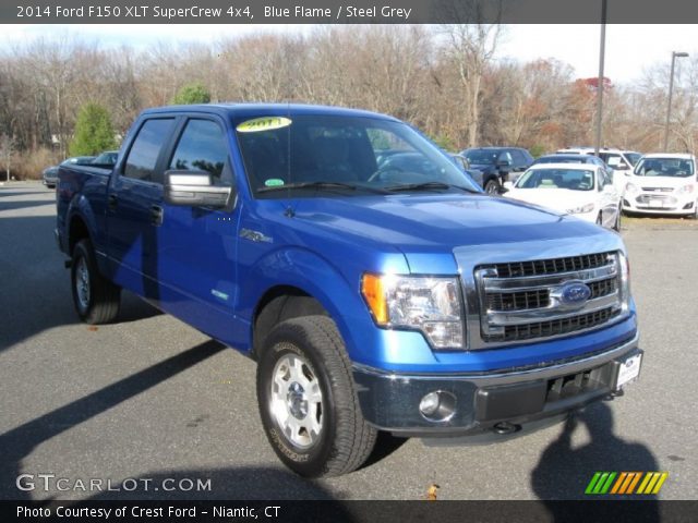 2014 Ford F150 XLT SuperCrew 4x4 in Blue Flame