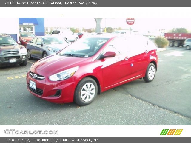 2015 Hyundai Accent GS 5-Door in Boston Red