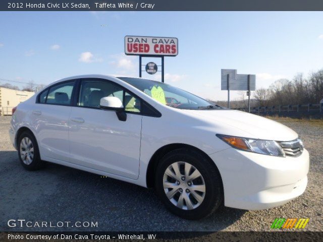 2012 Honda Civic LX Sedan in Taffeta White