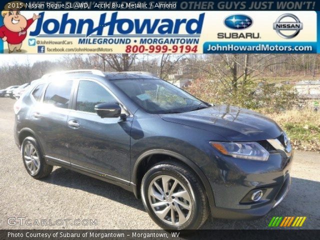 2015 Nissan Rogue SL AWD in Arctic Blue Metallic