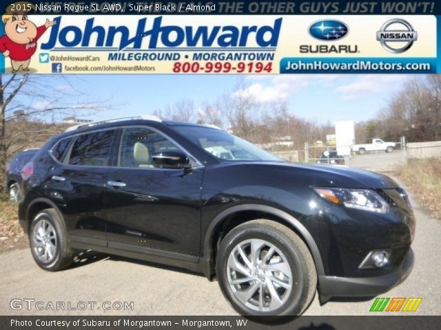 2015 Nissan Rogue SL AWD in Super Black