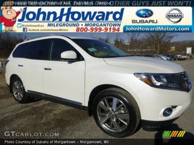 2015 Nissan Pathfinder Platinum 4x4 in Pearl White