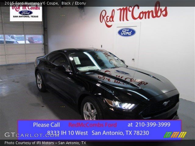 2015 Ford Mustang V6 Coupe in Black