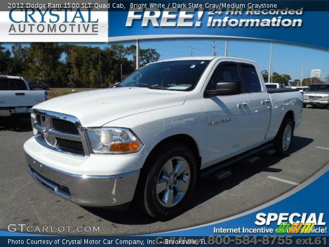 2012 Dodge Ram 1500 SLT Quad Cab in Bright White
