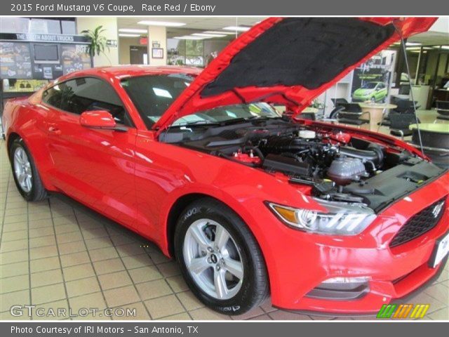 2015 Ford Mustang V6 Coupe in Race Red