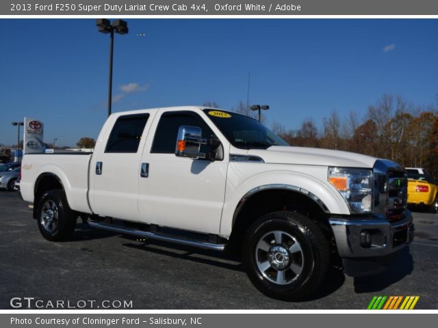 2013 Ford F250 Super Duty Lariat Crew Cab 4x4 in Oxford White