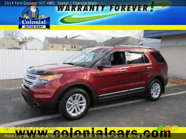 2014 Ford Explorer XLT 4WD in Sunset