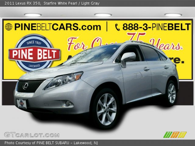 2011 Lexus RX 350 in Starfire White Pearl