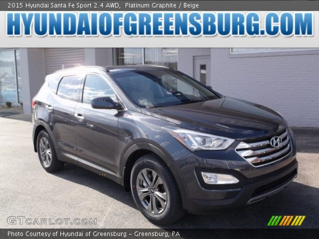 2015 Hyundai Santa Fe Sport 2.4 AWD in Platinum Graphite