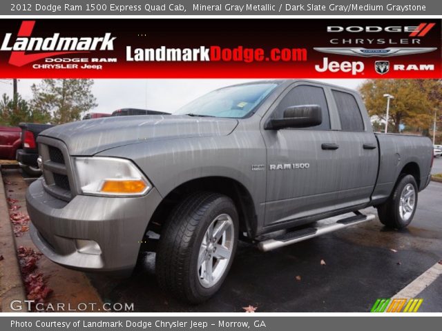 2012 Dodge Ram 1500 Express Quad Cab in Mineral Gray Metallic
