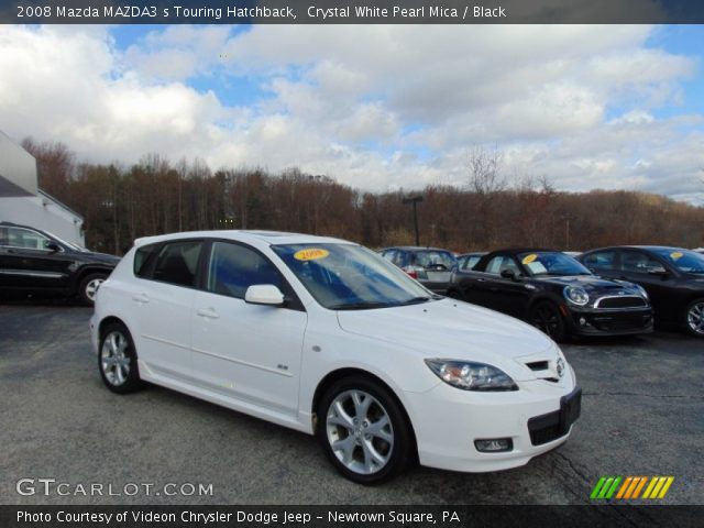 2008 Mazda MAZDA3 s Touring Hatchback in Crystal White Pearl Mica