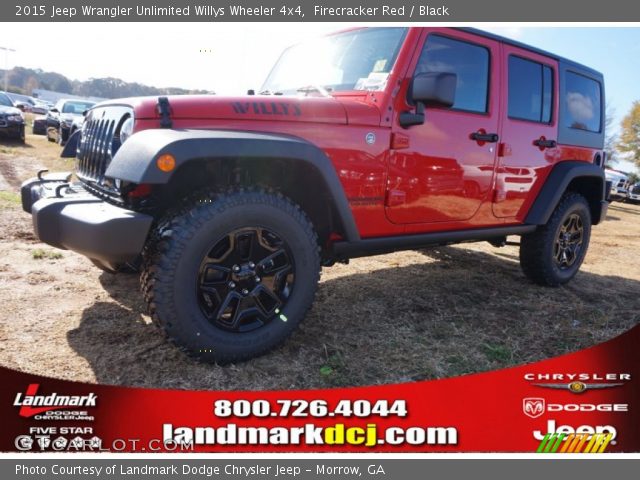 2015 Jeep Wrangler Unlimited Willys Wheeler 4x4 in Firecracker Red